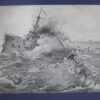 WWI Postcard "Heroic Deed of the U-9"