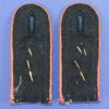 Pair German Army Reconnaissance Battalion Feldwebel Sew In Shoulder Straps - Image 2