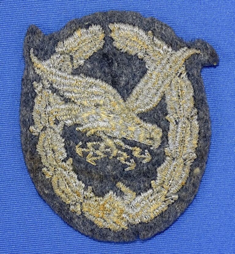 Luftwaffe Cloth Wireless Operator   Air Gunner Badge – Griffin Militaria