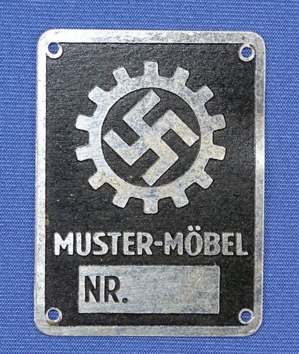 DAF Labor Front Exhibition “Muster Mobel” (“Sample Furniture”) Tag