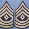 Pair WWII First Sergeant Chevrons
