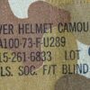 Unissued 1973 Dated Mitchell Pattern Camouflage Helmet Cover - Image 3