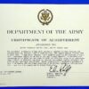 Four U.S. Army Citation Documents to a Master Sergeant Including a 1966-1967 Bronze Star for Vietnam - Image 5