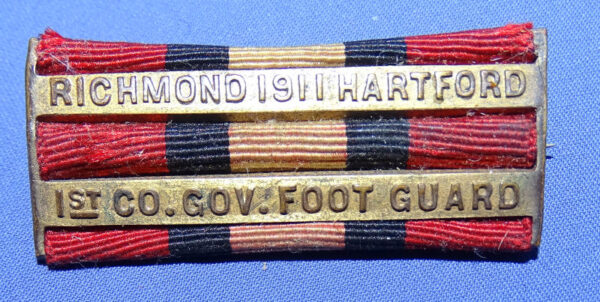 Connecticut Govenor's Foot Guard Ribbon Bar