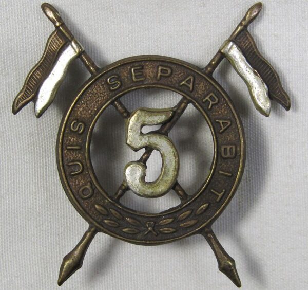 5th Royal Irish Cap Badge