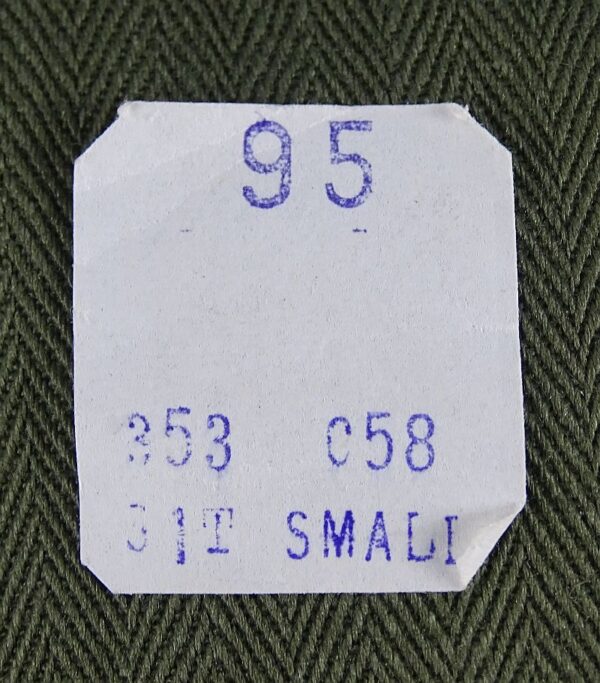 Mint Unissued U.S. Marine Corps WWII-Korean War HBT Fatigue Cap with Cutter Tags - Image 5