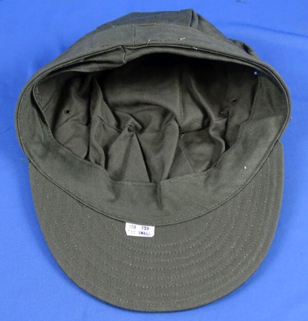Mint Unissued U.S. Marine Corps WWII-Korean War HBT Fatigue Cap with Cutter Tags - Image 6