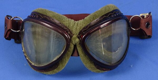 Cased WWII Japanese Pilot Goggles - Image 2