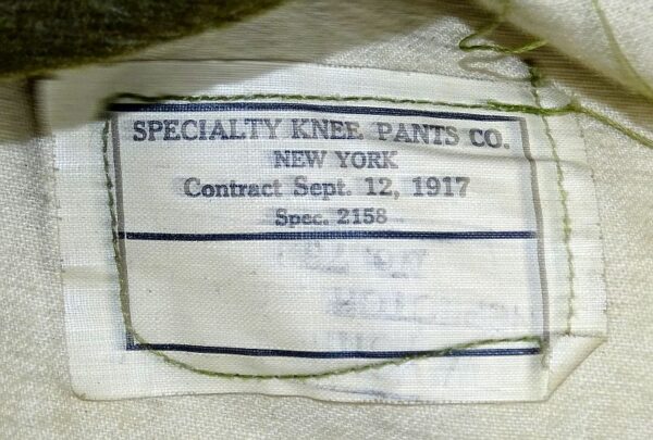 WWI Army EM/NCO Breeches - Image 3