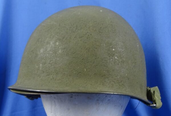 WWII Rear Seam Swivel Bale M1 Combat Helmet