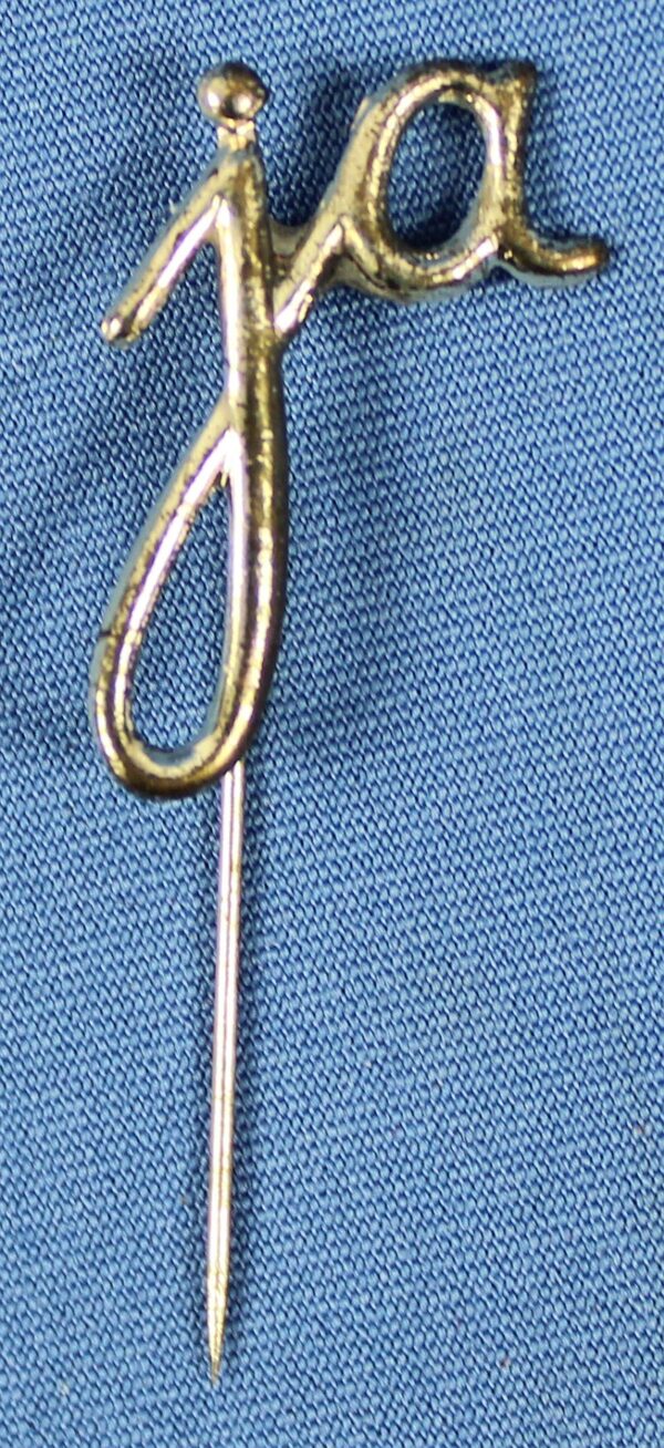 Hitler Election Supporter "Ja" Stickpin