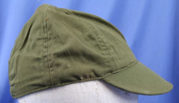 WWII U.S. Navy N-3 HBT Cap - Image 3