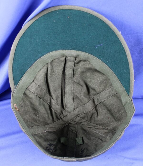 WWII U.S. Navy N-3 HBT Cap - Image 7