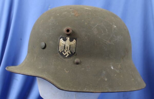 Single Decal Third Reich Reissued M16 Combat Helmet - Image 5