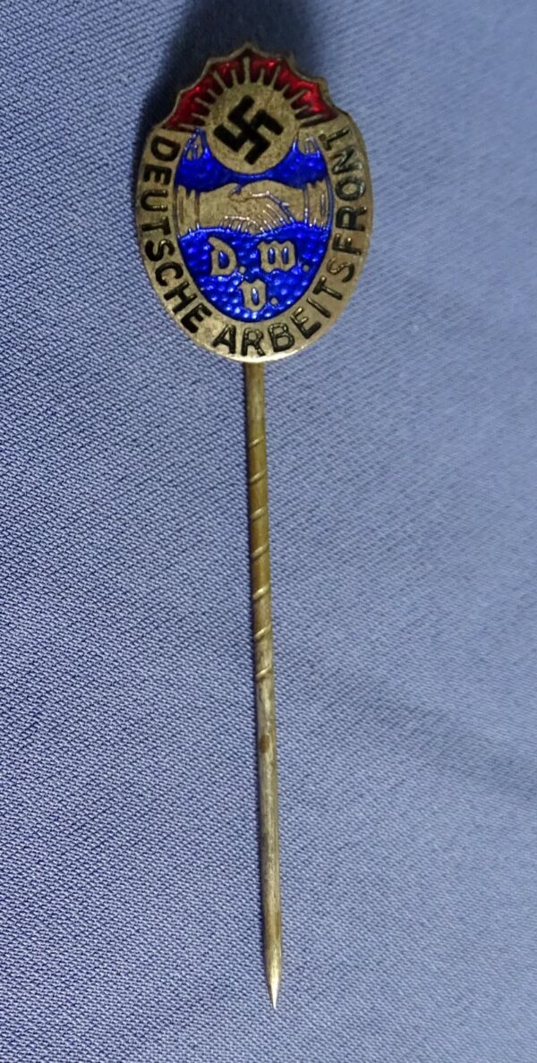 Early Deutsche Arbeitsfront Enamel Stickpin