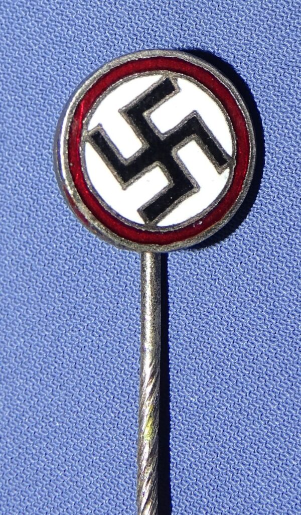 Early NSDAP Supporter Enamel Swastika Stickpin