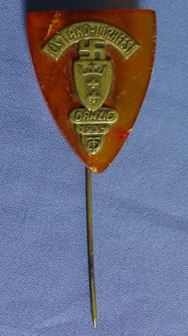 1934 Danzig Ostland Turnfest Stickpin