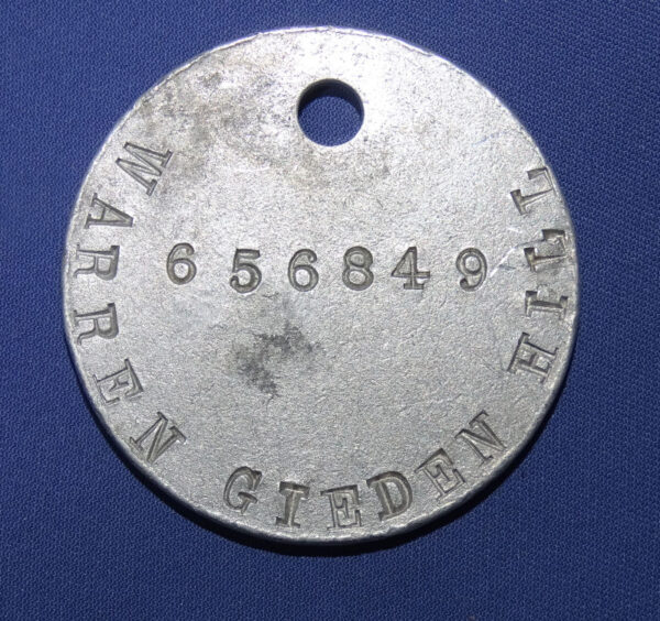 WWI Dog Tags Warren Giedenhill - Image 2