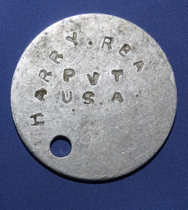 WWI Dog Tag Harry Rea