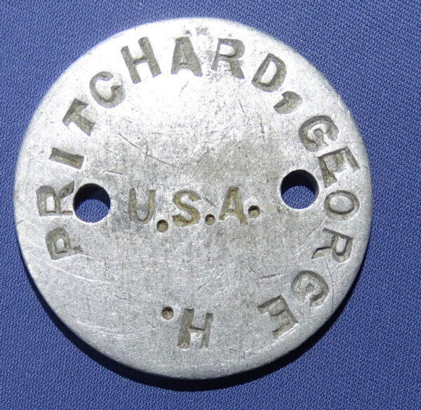 WWI Dog Tags George H Pritchard - Image 2