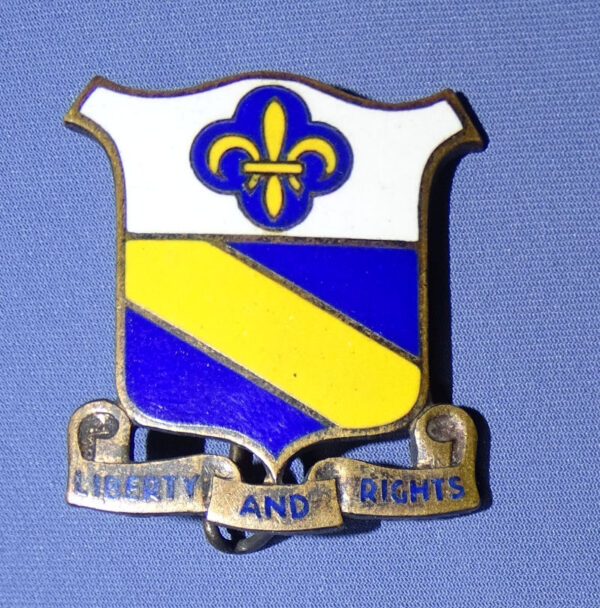 WWII Italian Made 349th Infantry Regiment DI/Crest 88th Infantry Division