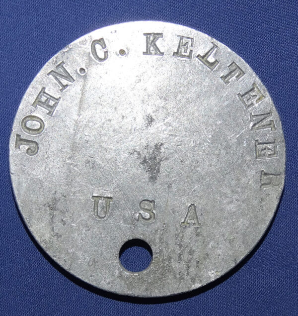 WWI Dog Tag John C Keltener