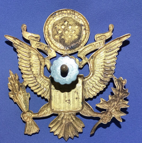 WWII Army Officer's Visor Hat Insignia - Image 2