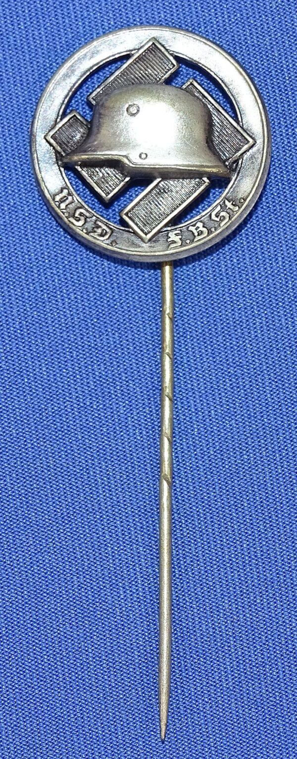 Third Reich Stahlhelm Member Stickpin