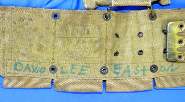 Model 1910 Cartridge Belt with Machine Gun Unit Marked Bandage Pouch - Image 7