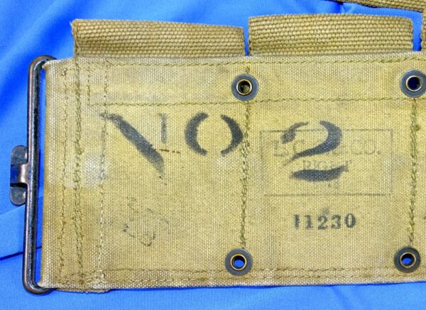 Model 1910 Cartridge Belt with Machine Gun Unit Marked Bandage Pouch - Image 8