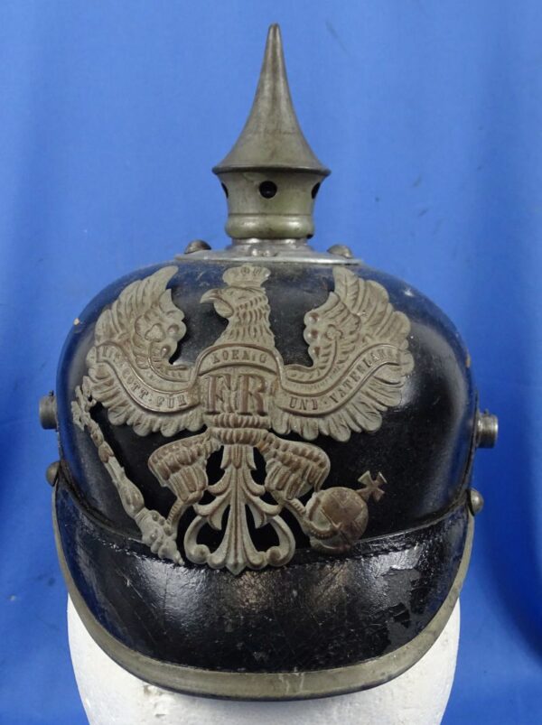 WWI Prussian EM/NCO Pickelhaube - Image 2