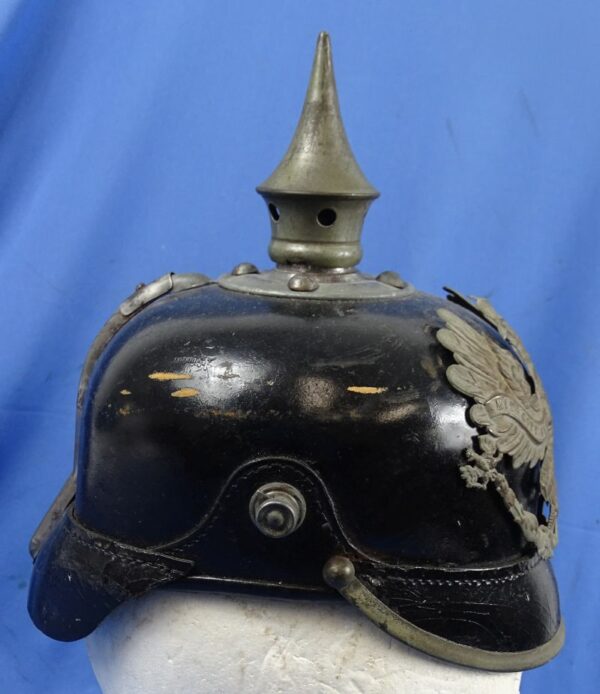 WWI Prussian EM/NCO Pickelhaube - Image 3