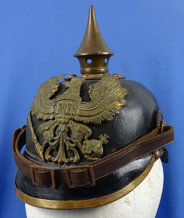 WWI Prussian EM/NCO Brass Trim Pickelhaube