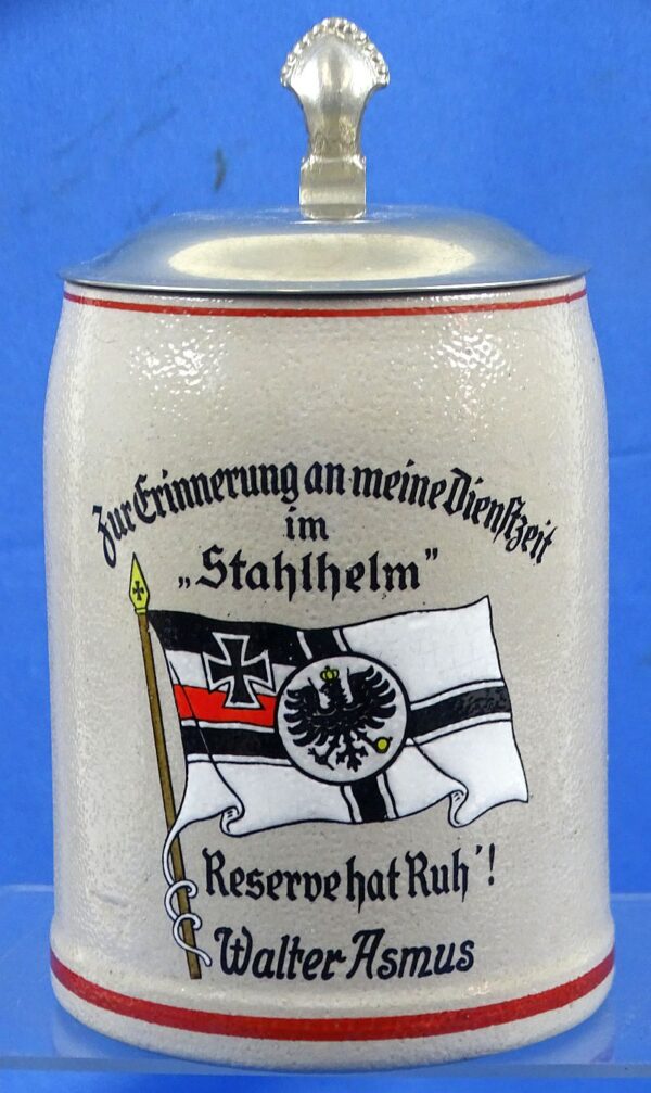 Named Stahlhelm Commemorative Service Stein