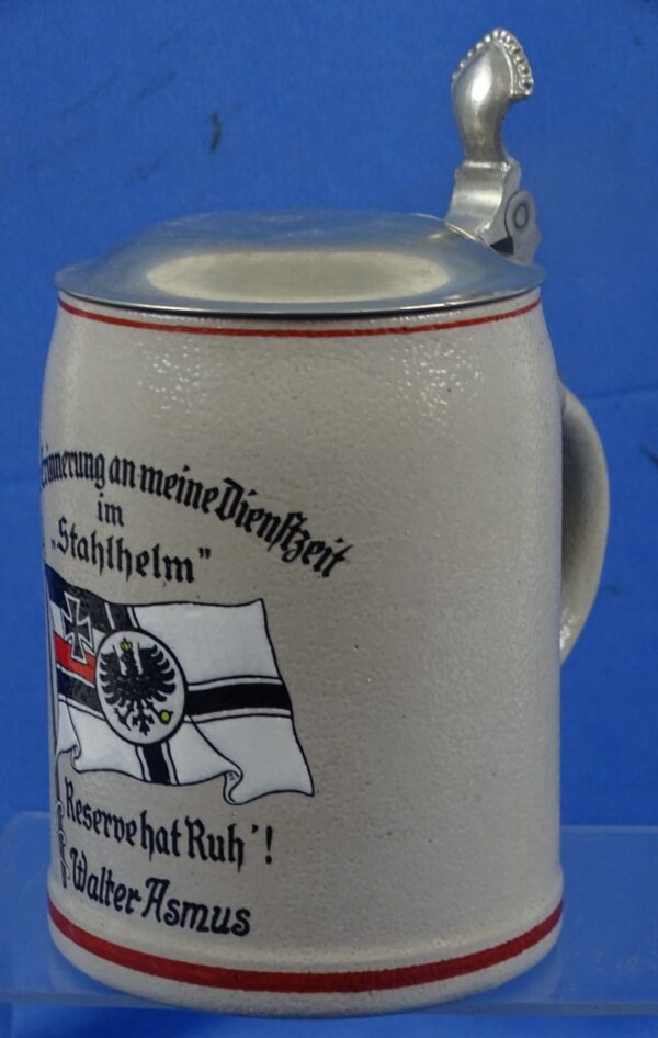 Named Stahlhelm Commemorative Service Stein - Image 2