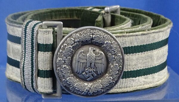 German Army Officer Brocade Dress Belt