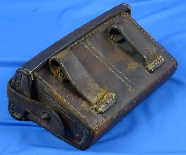 WWII Japanese Arisaka Rifle Ammunition Pouch - Image 3