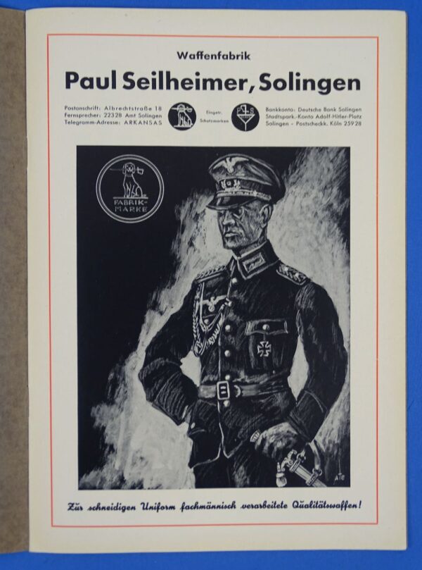 Paul Seilheimer Sword and Dagger Catalog - Image 2