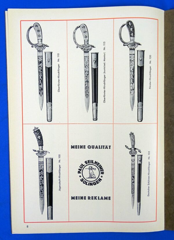 Paul Seilheimer Sword and Dagger Catalog - Image 6