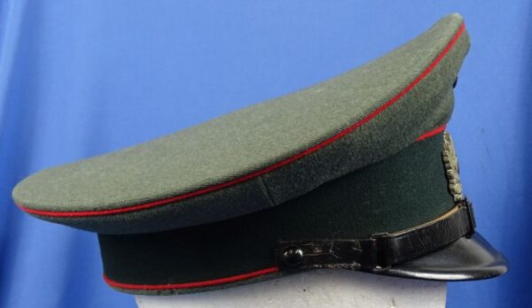 1936 Dated Named and Unit Marked German Army Artillery EM/NCO Visor Cap - Image 3