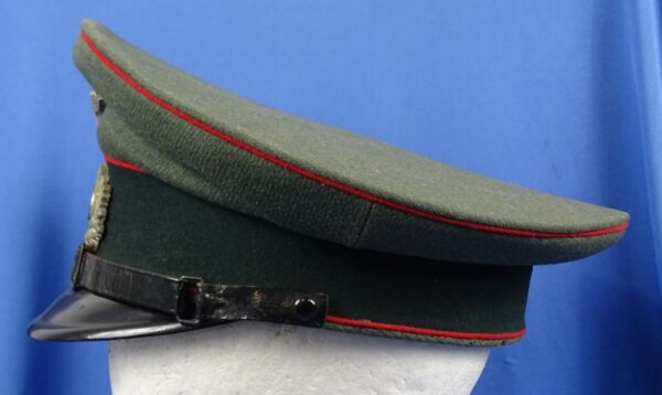 1936 Dated Named and Unit Marked German Army Artillery EM/NCO Visor Cap - Image 5