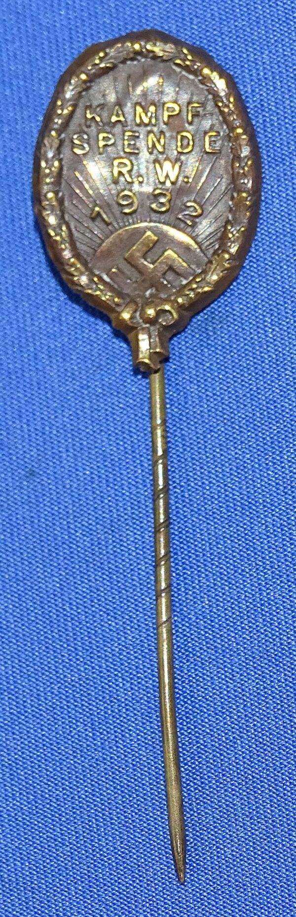 Kampf Spende R.W. 1932 Stickpin