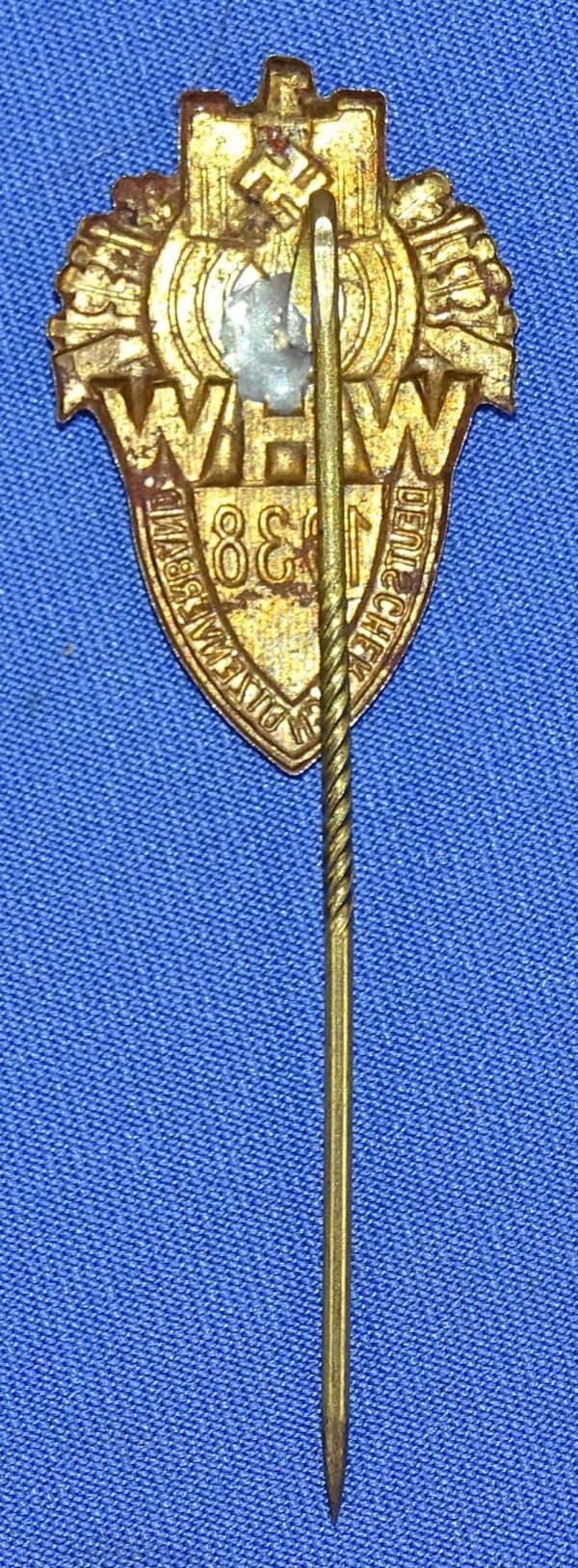 1938 Deutscher Schutzenverband Winterhilfswerk Stickpin - Image 2