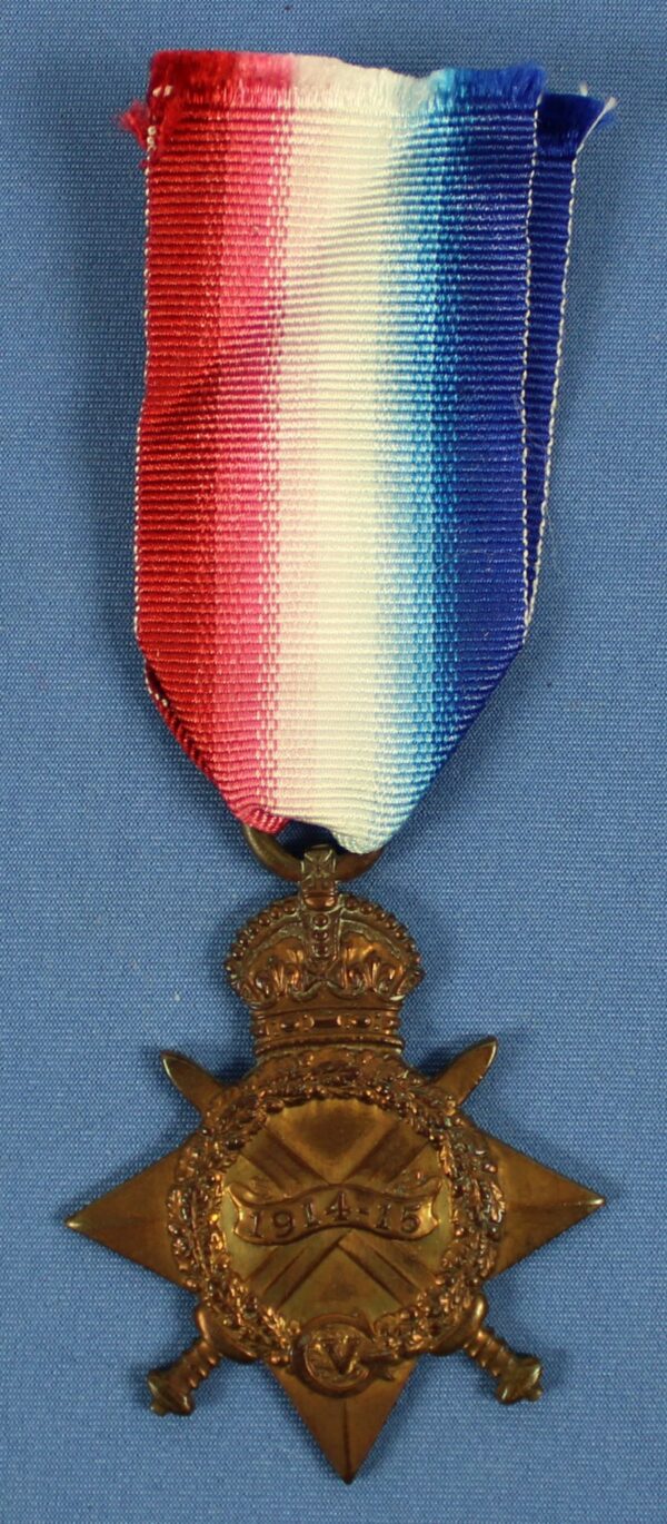 WWI British 1914-1915 Star to the Royal Field Artillery