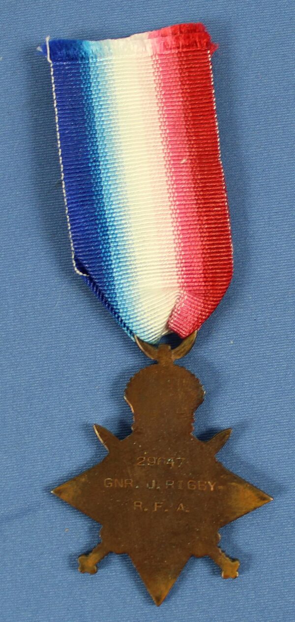 WWI British 1914-1915 Star to the Royal Field Artillery - Image 2