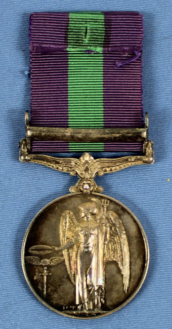 British King's General Service Medal with "Malaya" Bar to the Green Howards - Image 2