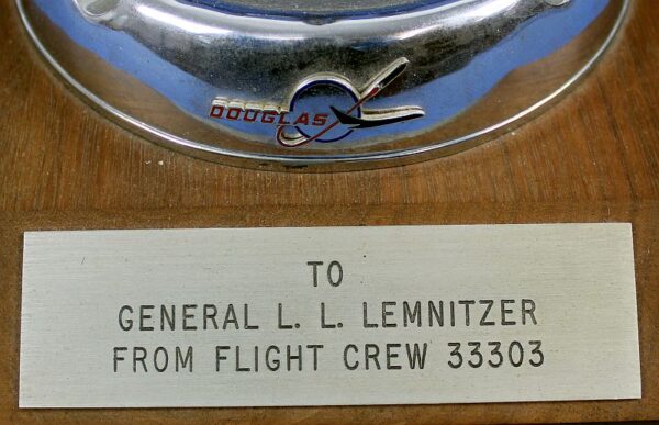 Large Desk Ashtray Presented to General Lyman Louis Lemnitzer, Chairman of the Joint Chiefs of Staff - Image 3