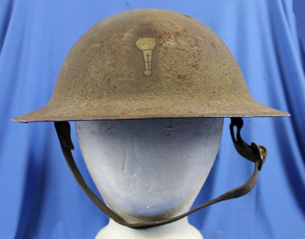 Painted 26th Division 104th Infantry Regiment Model 1917 Combat Helmet