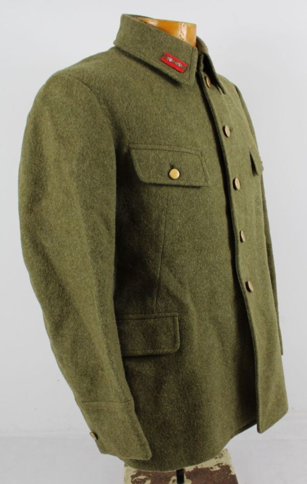 Named WWII Private Purchase Japanese Army Sergeant Wool Tunic - Image 5