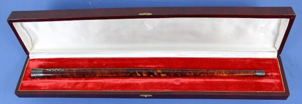 Cased Swagger Stick Presented to General Lyman Louis Lemnitzer, Chairman of the Joint Chiefs of Staff, by the Chief of the South Vietnam General Staff